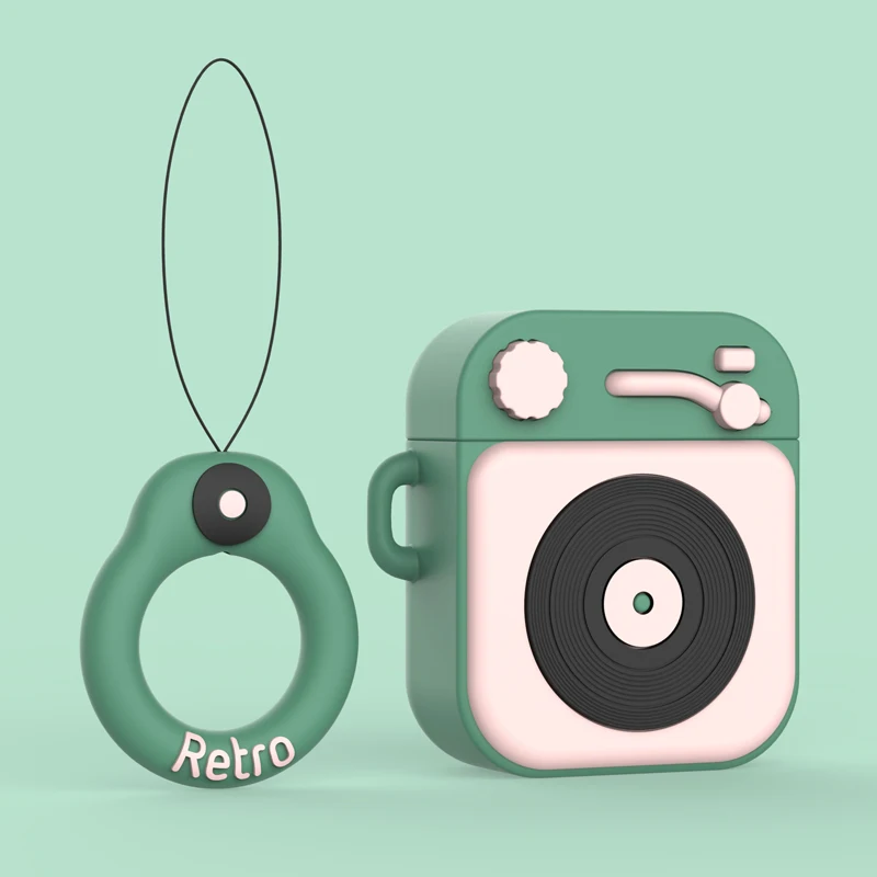 20 Для Apple Air Pods 1 TWS Bluetooth защитный чехол для наушников милый мультфильм Снупи крышка с изображением Тоторо для AirPods 2 i12 чехол кольцо на палец - Цвет: 20
