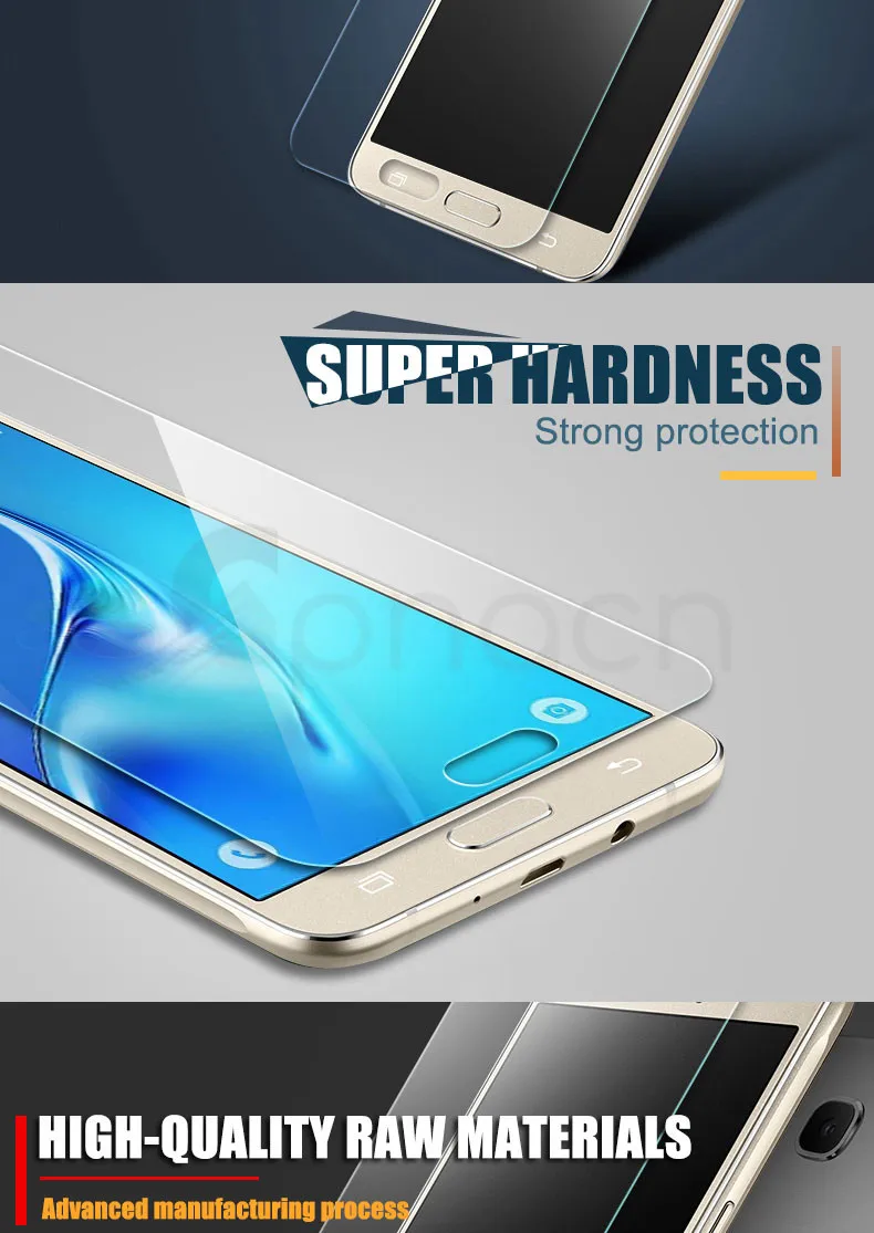 Закаленное Стекло на для Samsung Galaxy J3 J5 J7 A3 A5 A7 A6 A8 плюс A9 Экран защитная плёнка для НУА Вэй