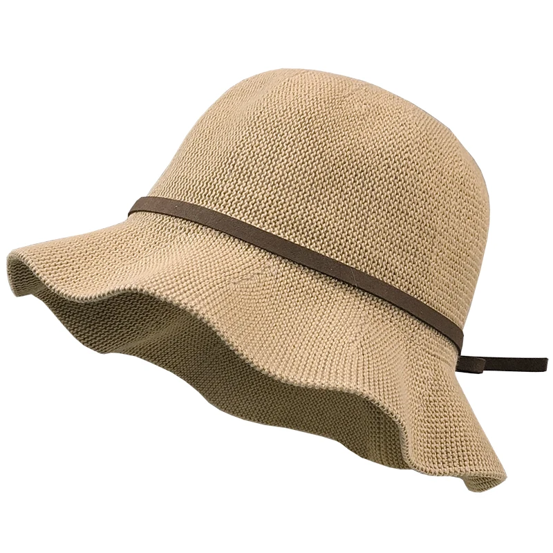 

Summer day bow fisherman hat sunshade hat sunshade hat sunshade hat sunshade hat with short brim collapsible wavy brim sun hat