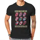 Мужская футболка оверсайз в стиле ретро с изображением раскатывающихся камней, футболка с изображением вуду, угля, летняя футболка из 100% хлопка