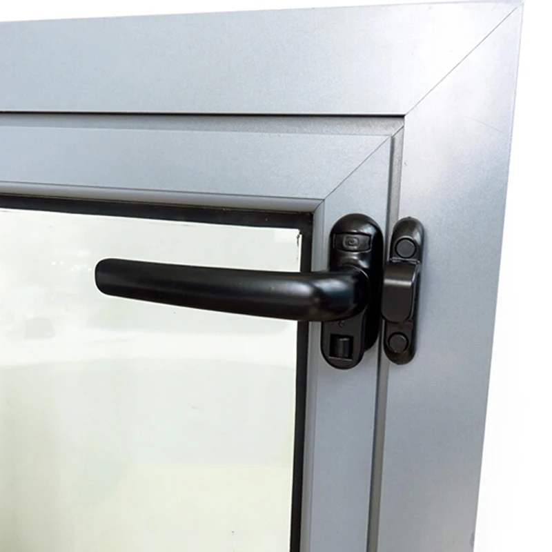 

High Quality Aluminum Alloy Window Handles With Locks Universal Door Handle Key Locking For Double Glazing White Door Turning