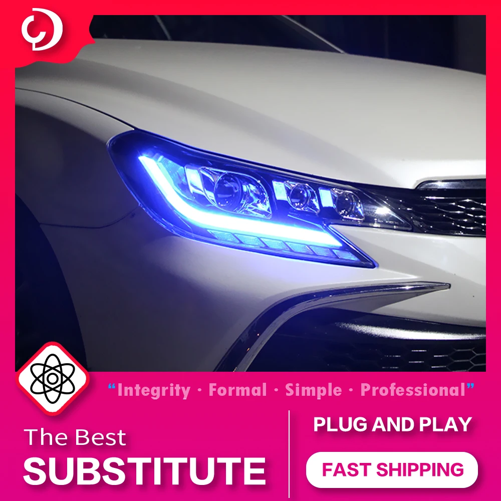 

AKD автостайлинг фары для Toyota Mark X фары полностью светодиодные Reiz 2013-2017 светодиодный ные фары DRL Передняя лампа светодиодный проектор