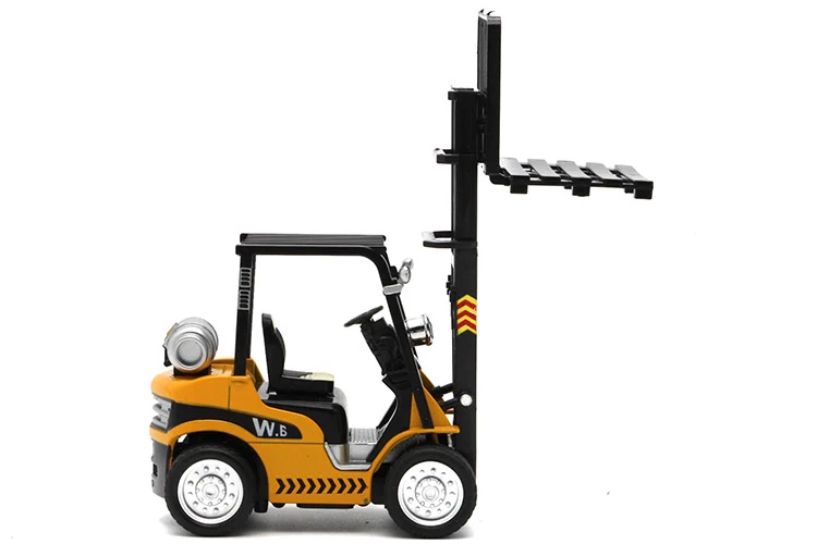 

forks warehouse version van toy Forklift Truck Plastic Forks Warehouse Version Van With Sound And Light Alloy Body Send