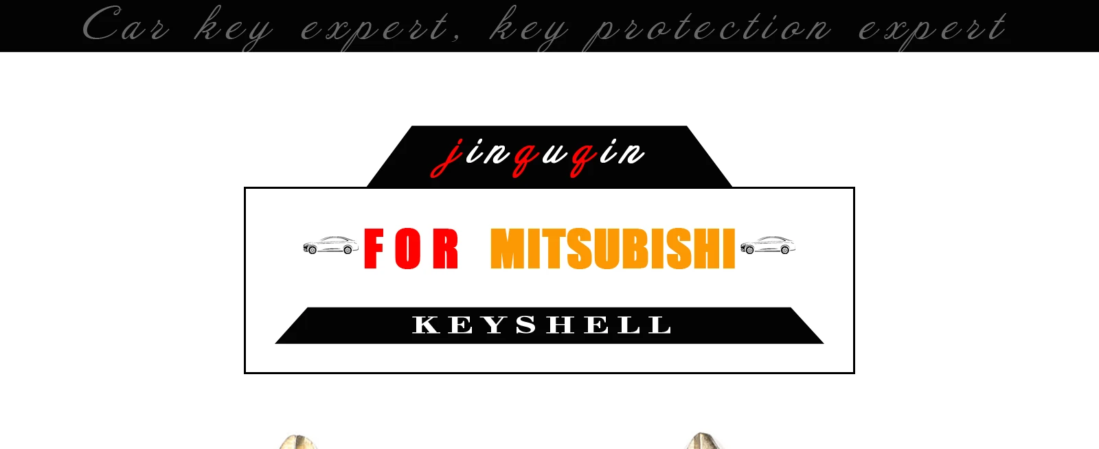 Jingyuqin транспондер ключ оболочки для MITSUBISHI Colt Outlander Mirage Pajero дистанционный ключ без чипа правого лезвия