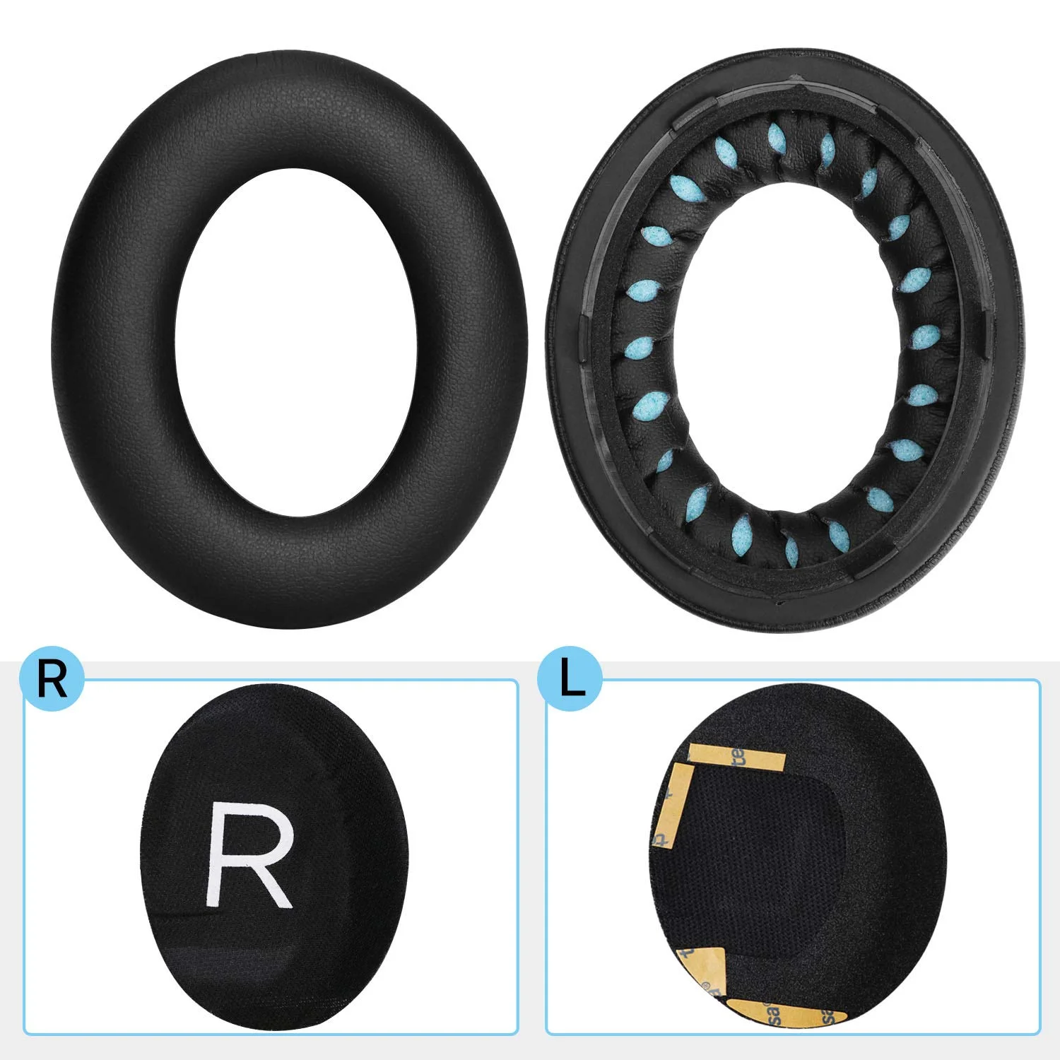 

1Pair Replacement Ear Pads Earpads Cushion Kit Earmuffs Repair Parts for Bose 700 NC700 Noise Cancelling Wireless Headphones