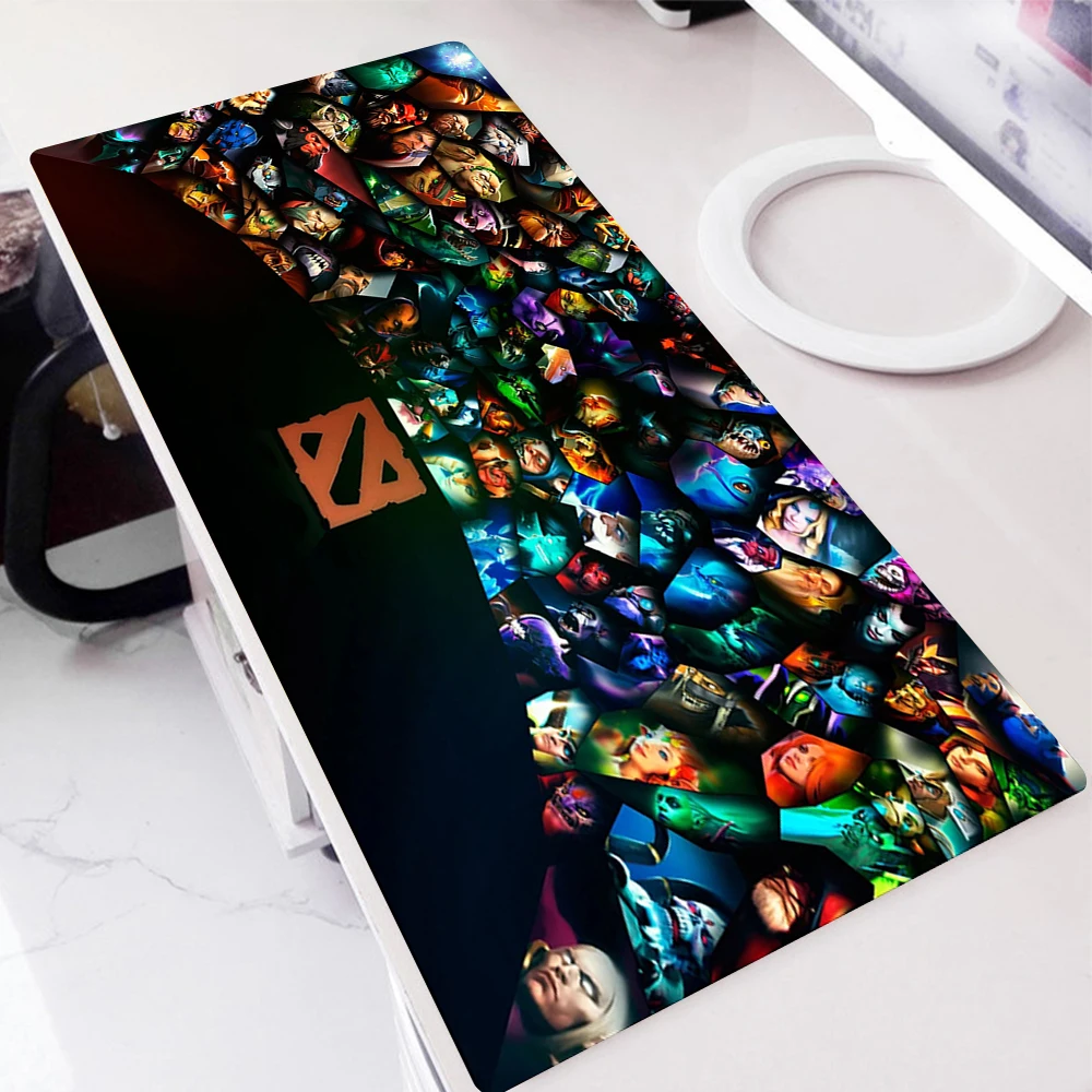 Dota 2 Anime Mousepad Speed Pc Gamer Complete Large Mouse Pad Xxl Mausepad Gaming Mouse Mat Keyboards Accessories Table Mats images - 6