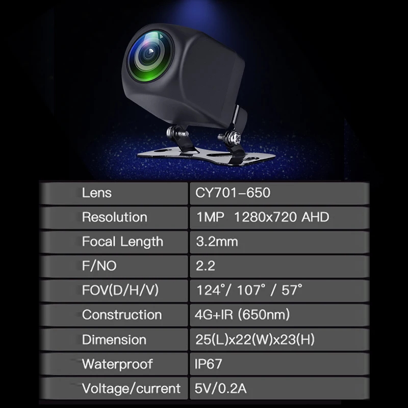 Автомобильный видеорегистратор 3 ''HD Mini скрытый Wifi gps с ips экраном двумя
