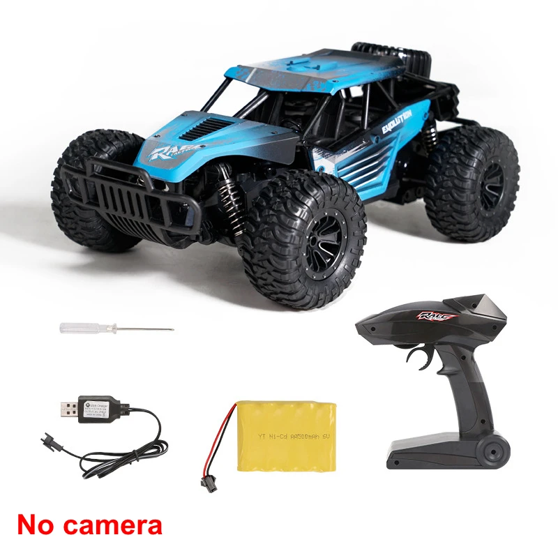 No camera Light Blue DM-1803 беспилотный Радиоуправляемый автомобиль на радиоуправлении внедорожный пульт дистанционного управления автомобиль электрический 4 колеса высокоскоростная альпинистская конкурентоспособная игрушка - Цвет: No camera Light Blue