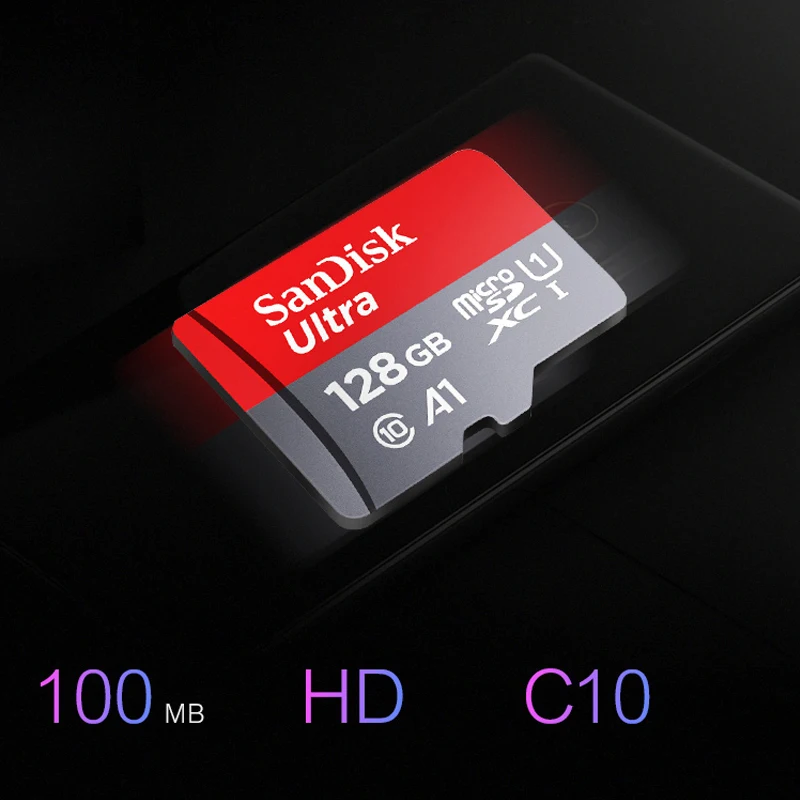 SanDisk карта памяти micro sd класс 10 100% ГБ 512 400 256 200 64 32 16 ГБ|Карты памяти| |