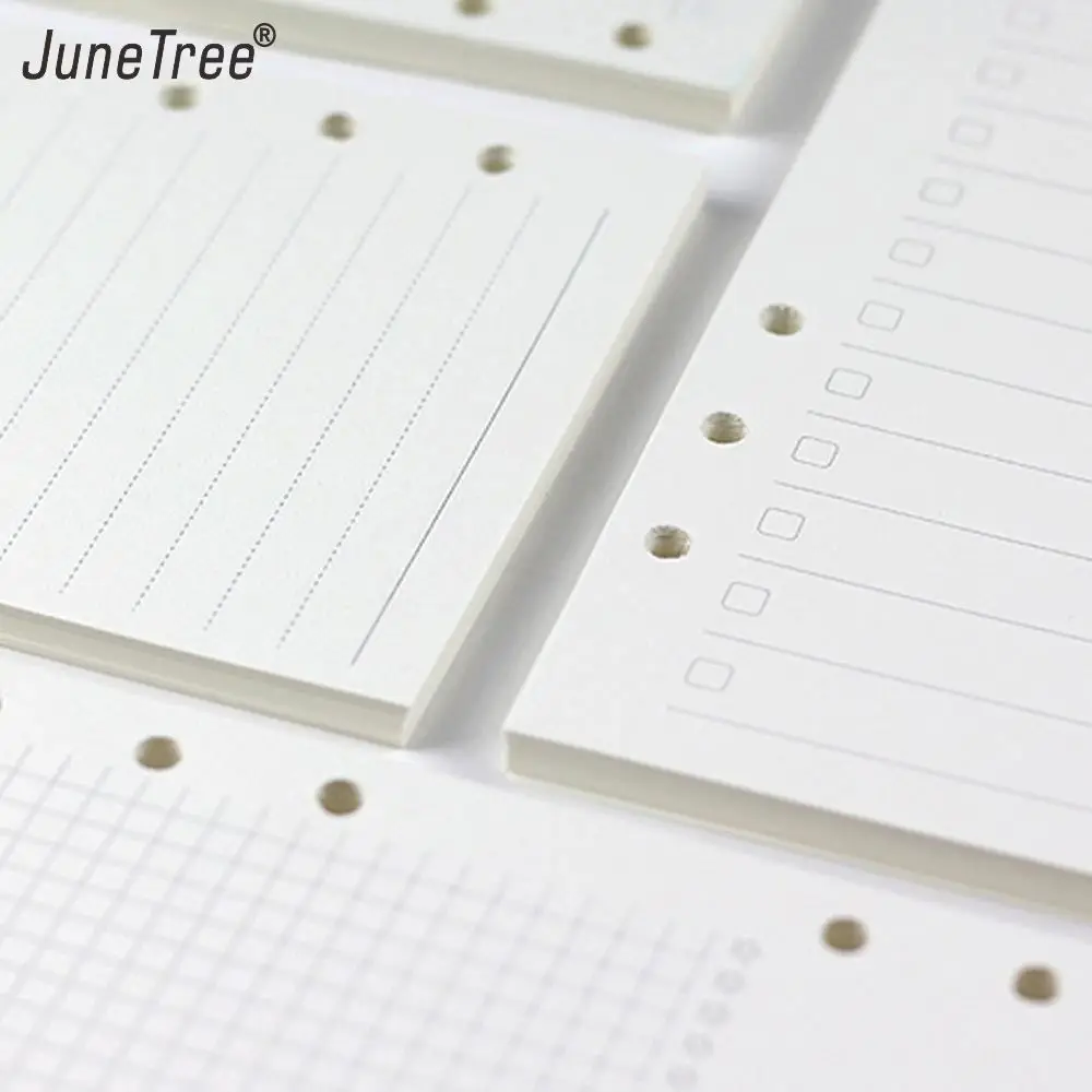 

Stationery factory directly A5 / A6 loose-leaf notebook core notepad pages customized refill inner paper 45sheets /pc
