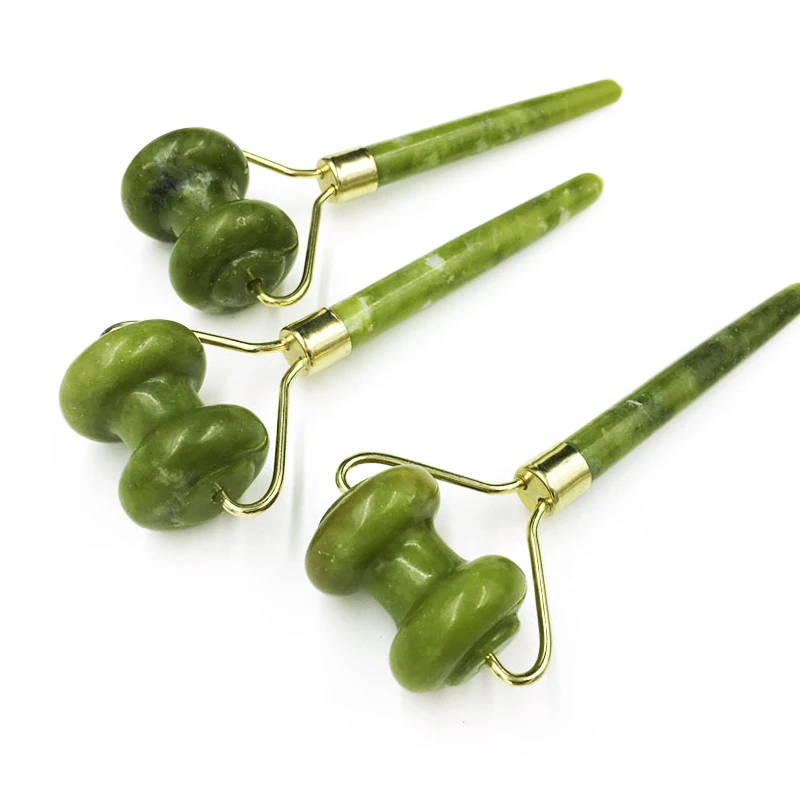 

Massager for Face Jade Roller Facial Skin Care Tools Natural Gouache Scraper Body Back Beauty Slimming Massagers Roller Set