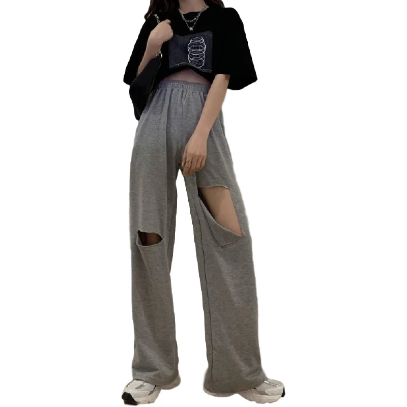 

New Straight Casual Solid Wide Leg Womens Trousers Loose Streetwear Suit Korean Chic Pants Women High Waist Plus Size Spring