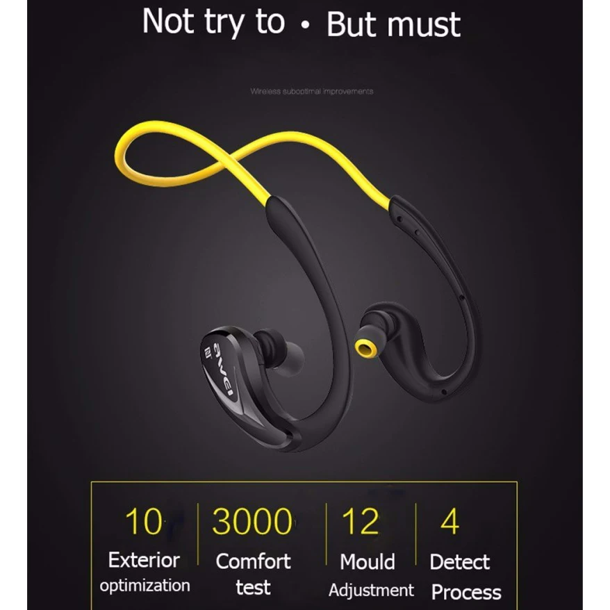 Bluetooth гарнитура Awei Hi Fi свободные руки стерео спортивные мини наушники для