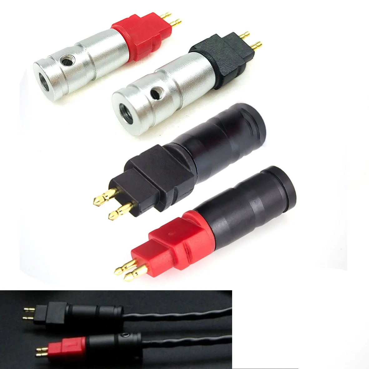 Металлические разъемы для наушников Senheiser HD414 HD25 HD430 HD650 HD600 HD580|Аксессуары
