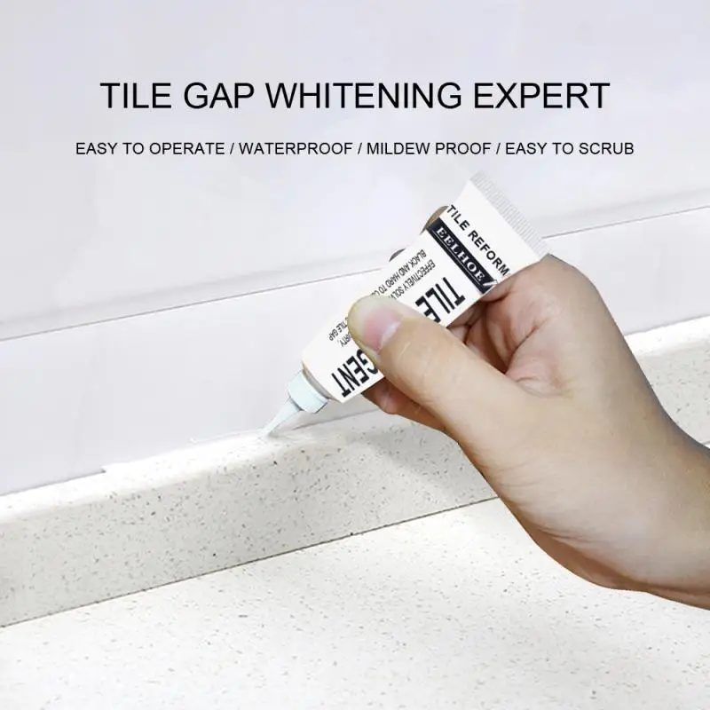 

Tile Whitening Agent Seaming Agent White Paste For Tile Ground Seaming Whitening Of Ground Joints Tile Grout Adhesive Sealer