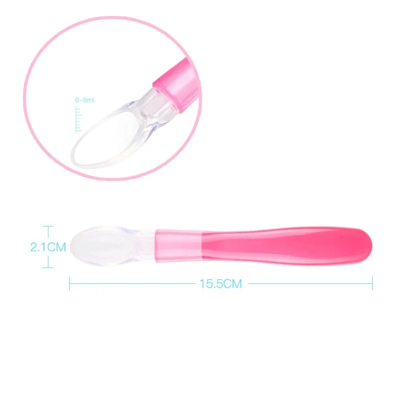 

Baby Silicone Soft Spoon Baby Eating Spoon Baby Feeding Tableware Baby Care