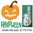 Металлические штампы для вырезания, штампы для Хэллоуина, украшение тыквы, скрапбукинг, штампы для бумаги, нож для рукоделия, форма, лезвие, перфоратор, трафареты, штампы