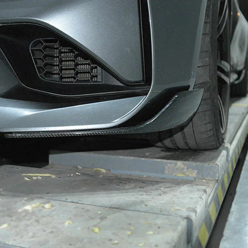 Углеродное волокно передний бампер разветвители губы Cupwings закрылки крылышки для