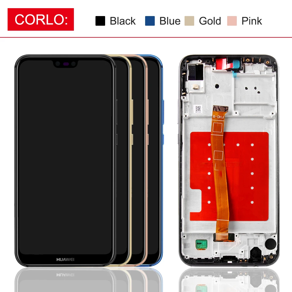 ЖК-дисплей для HUAWEI p20 lite с сенсорным экраном и дигитайзером в сборе дисплей P20lite/nova
