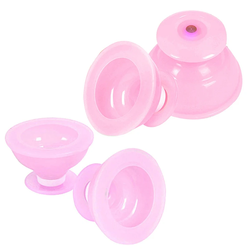 Набор силиконовых вакуумных чашек для массажа тела семейный антицеллюлитный