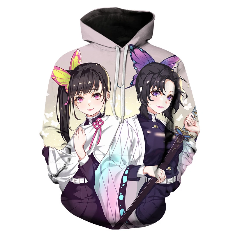 Демон убийца Kimetsu без Yaiba Для мужчин/wo мужчин толстовки с рисунком из аниме