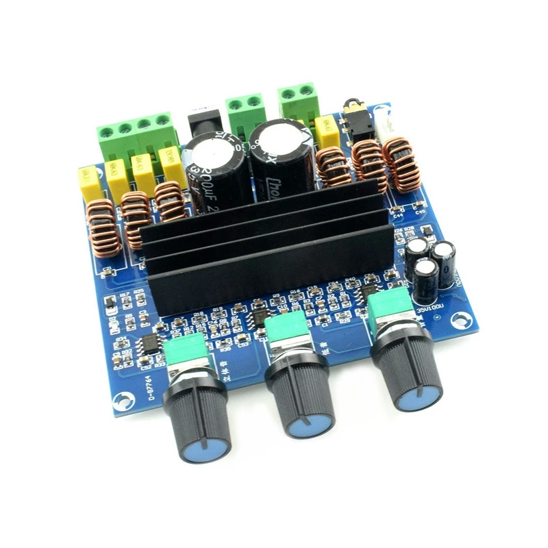 2 1 цифровой o Мощность Плата усилителя 2X80 Вт + 100W TPA3116D2 сабвуфер усилитель DC12 26V МГц