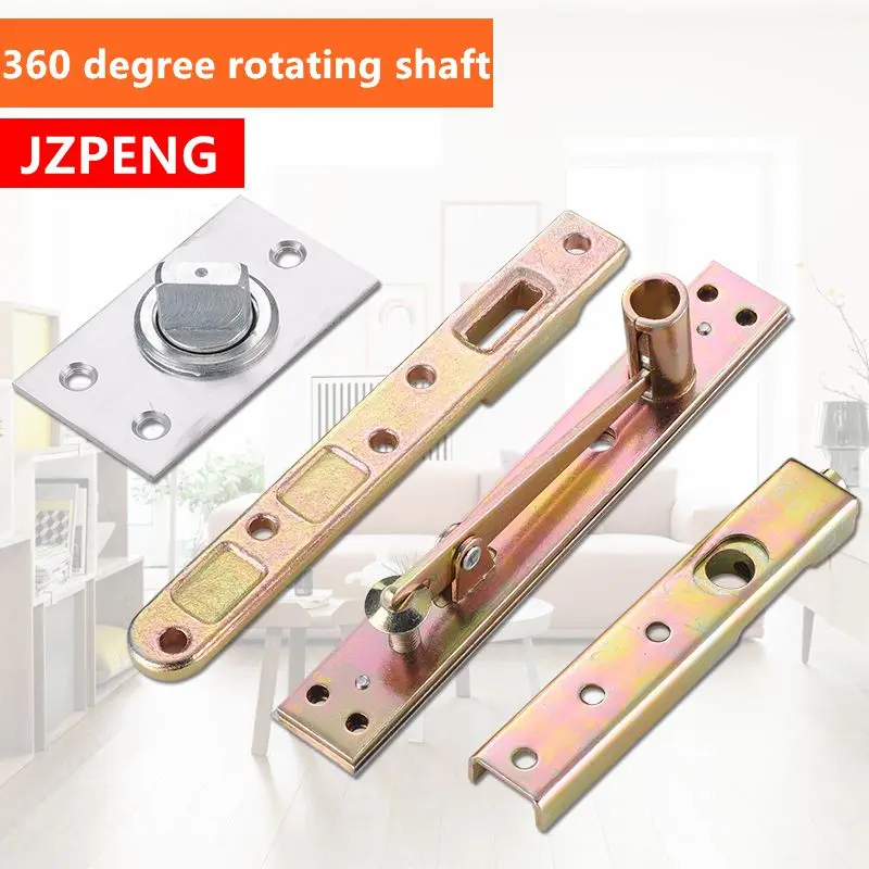 JZPENG отягчающий 360 градусов вал деревянная дверь вверх и вниз шарнир