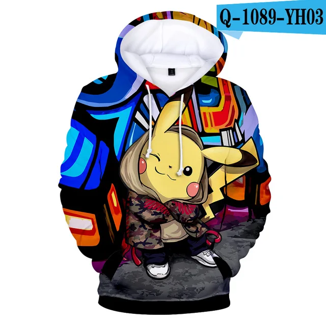 3dwy-459 Новинка, повседневные толстовки с 3D принтом Pokemon Umbreon для мужчин/женщин, зимняя флисовая толстовка с капюшоном в стиле аниме, модная куртка размера плюс - Цвет: 3dwy-459