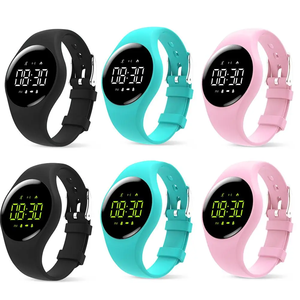 Новый модный умный браслет IP68 глубокие водонепроницаемые часы будильник счетчик