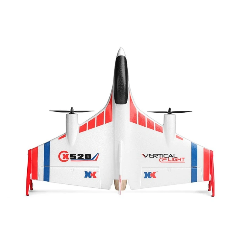 Wltoys Xk X520 Rc 6Ch 3D/6G Самолет Vtol вертикальный взлет Land Delta крыло Дрон фиксированное