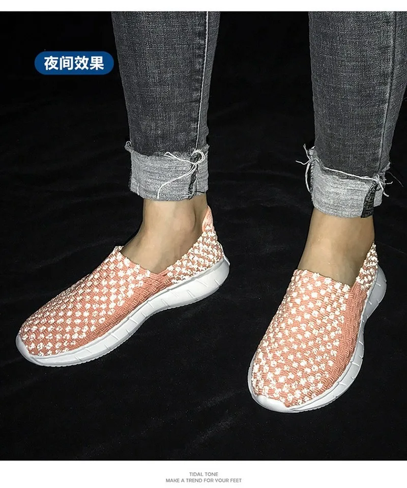 

2020 new spring Summer Women Shoes Women Breathable non-slip Mesh Sneakers Shoes Ballet Flats Ladies Slip On Flats Loafers Shoes