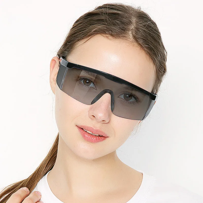 

Солнцезащитные очки унисекс, ветрозащитные, большие, без оправы