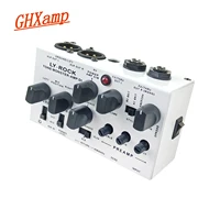 guitar pedal cabinet analog di box 8 in 1 0 watt stereo guitar speaker preamplifier tone mixer microphone practicing diy