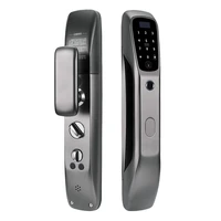 2020 electric smart door lock fingerprint fpc biometric semiconductor sensor with micro usb charging port doorbell alarm battery