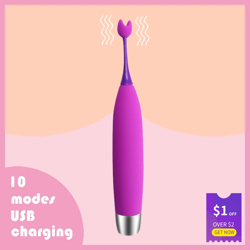 Вибраторы Стимуляция клитора массажер для детской водонепроницаемой