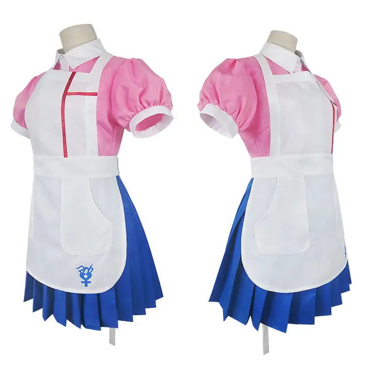 Danganronpa Mikan Tsumiki Косплэй костюм для косплея данганронпа Уганда 2 Хэллоуин карнавал