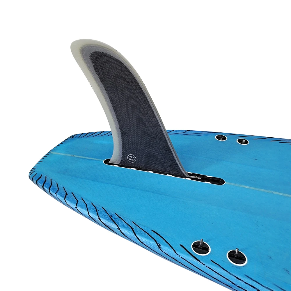 Surf Longboard Fins Fiberglass 10.5 inch YepSurf Fin White/Blue/Black/Brown/Green color Fin Surfboard Fin single fins