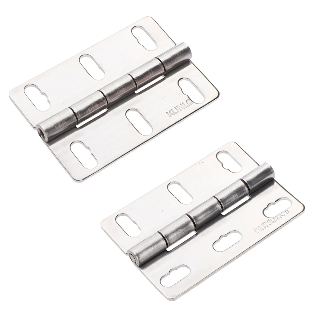 

2 x Heavy Duty Boar Gate Lift Hinge Flush Mount Deck Hardware for Boars Yacht Kayak - 3 x 2 inch - Durable 316 Stainless Steel