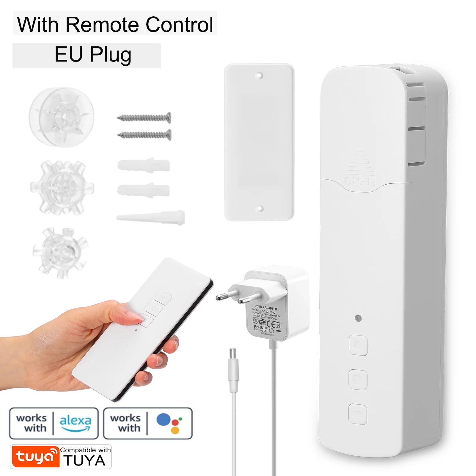 

Tuya WiFi M515EGWT Электродвигатель для штор