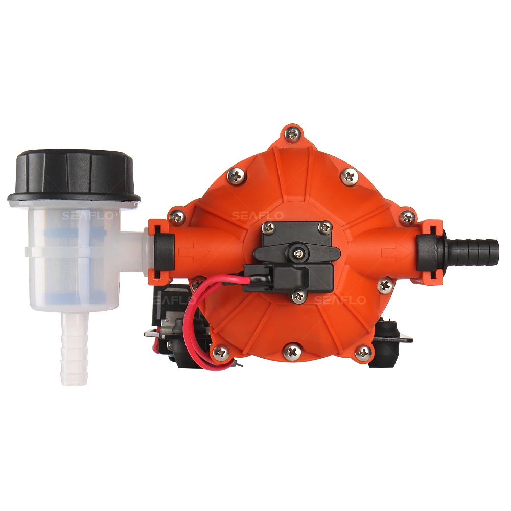 Мембранный насос постоянного тока SEAFLO 53 12 В 7 0 галлонов/кв. Дюйм 60PSI|boat water pump|seaflo