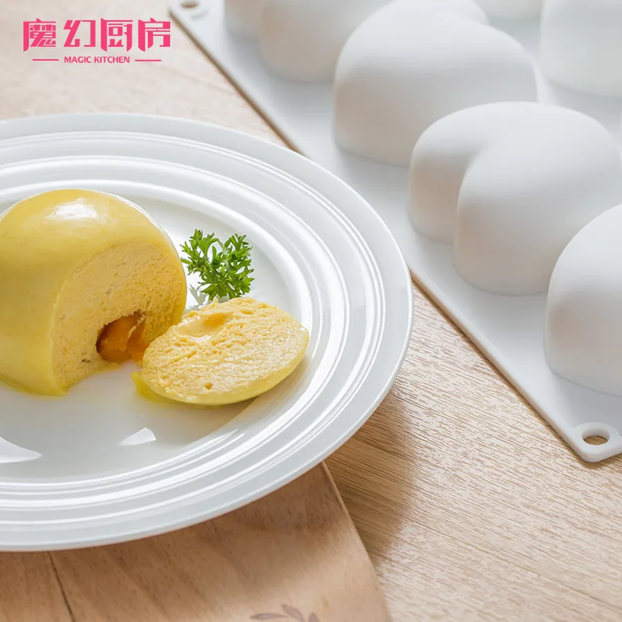 Форма для Мусса в форме сердца желе белая круглая силиконовая форма тортов