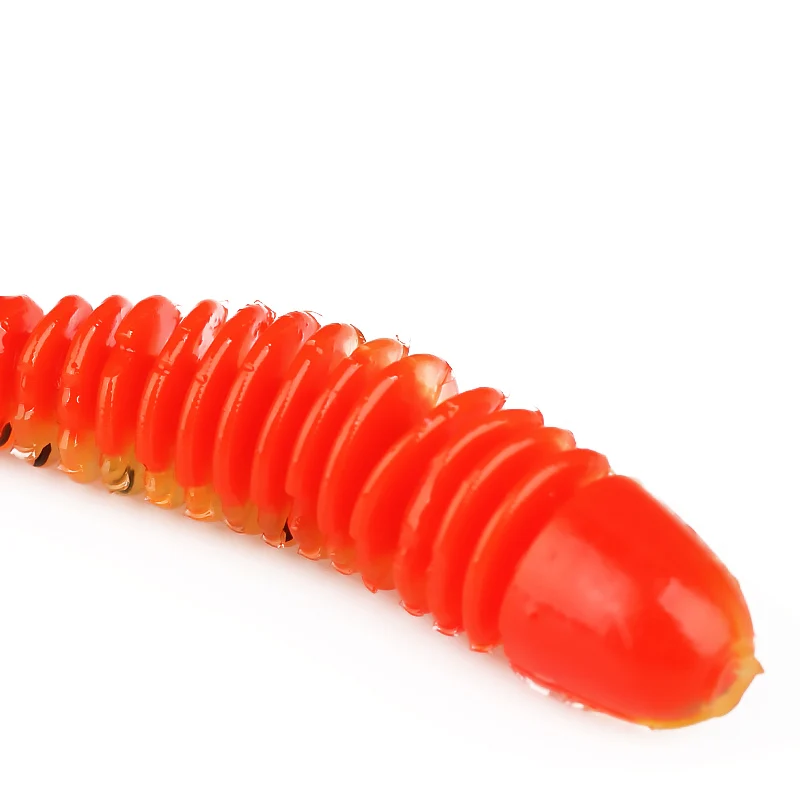 Ardea Soft Lures 76mm 2g Worm Silicone Bait Wobblers Swimbait Artificial Double CoBaitfishing Bass Fishing Tackle jigging