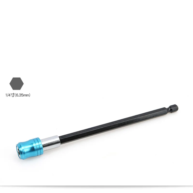 

1/4 inch 6.35MM Screwdriver Bit Holder Hex Driver Screw Adjustable Bit Drill Quick Release Hex Shank Adapter Extension Bar 150MM
