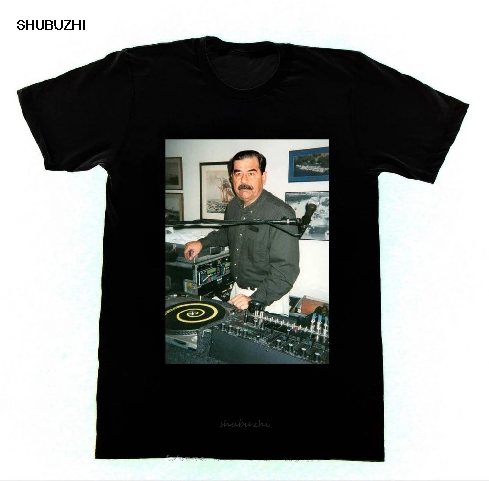 Новые модные брендовые топы Мужская футболка ди Джея Саддама Хуссейна техника 1200