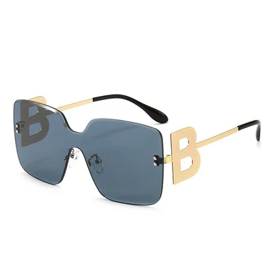 

New Large Sunglasses For Lover Frame Trimming Sunglasses Show Personality Anchor Shading Good-Looking Comfortable Leisure Style