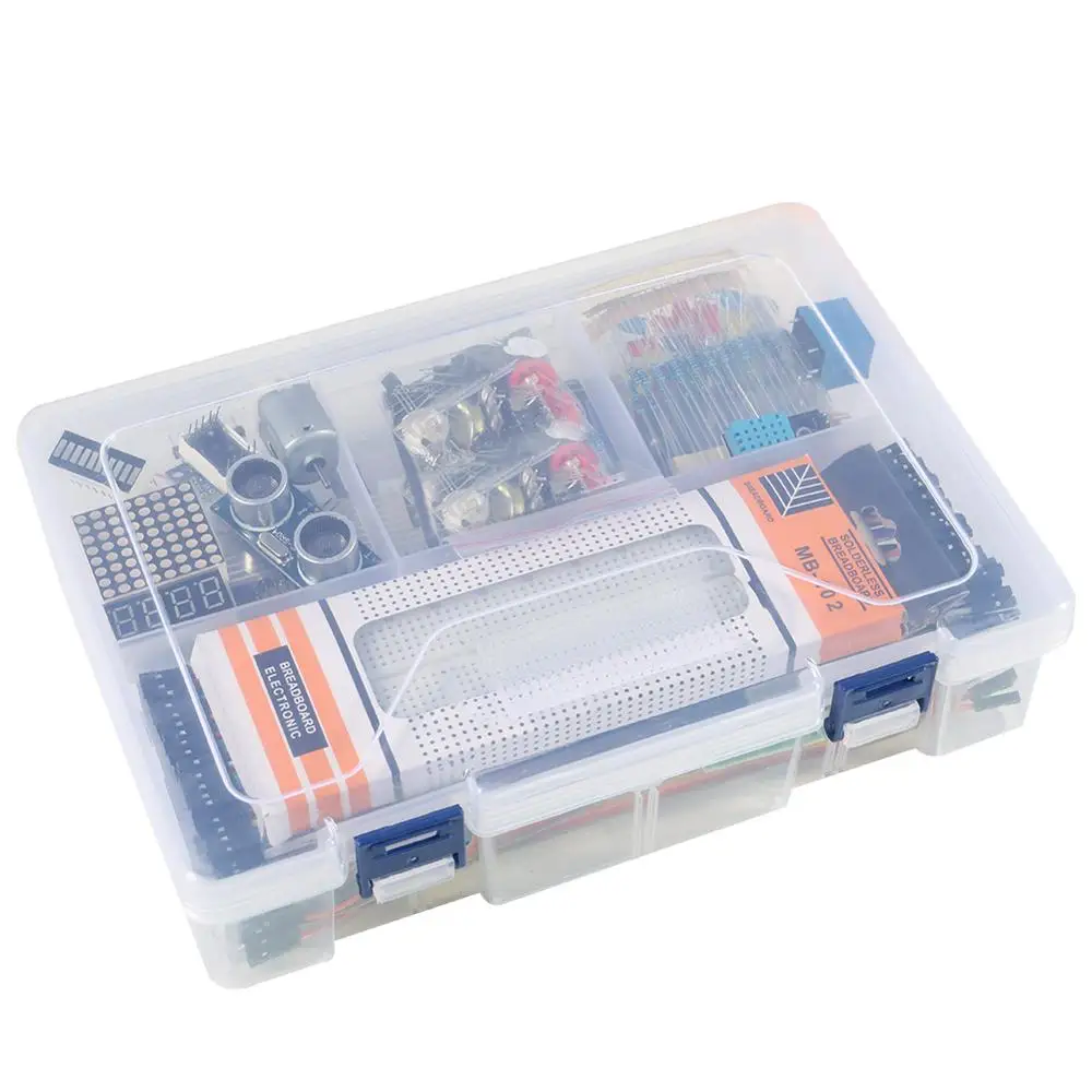 

Mega 2560 Project Complete Starter Kit including LCD1602 IIC Ultrasonic Sensor for Arduino