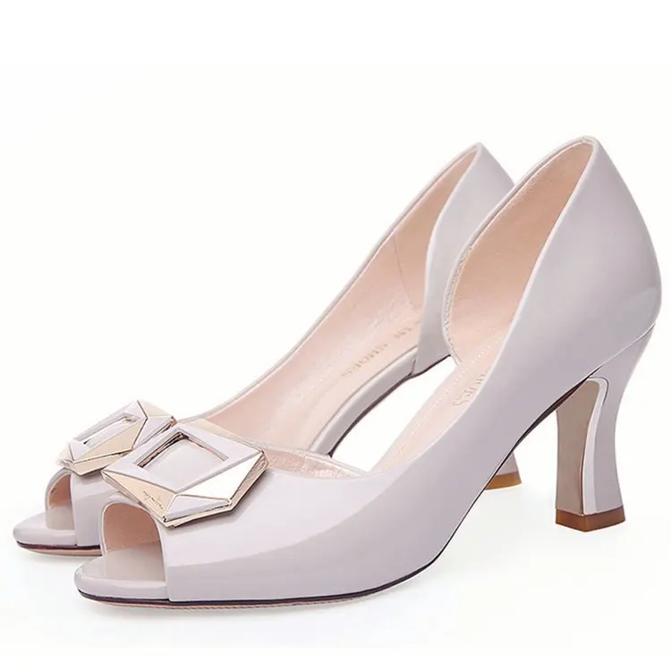 

New Fish Mouth Sandals Ladies Casual Fashion Pointed High Heels High Quality Luxury Shallow Mouth Sandals Women Strappy Heels