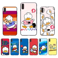 cute cartoon duck phone case for iphone 11 13 pro xs max 12 mini mobile shell xr x 8 7 plus 6s se 2020 5s high resolution cover