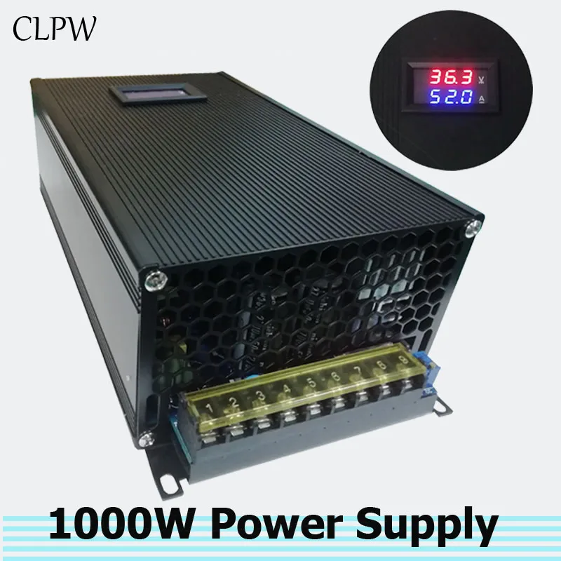 Импульсный источник питания 1000 Вт переменный и постоянный ток 12 В 15 24 36 48 50 60 в 70