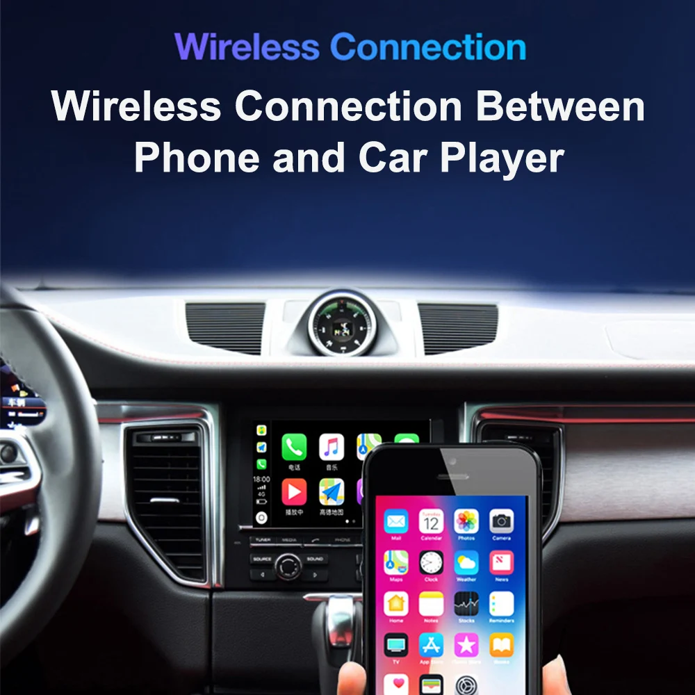 Беспроводной Автомобильный плеер Apple CarPlay для Porsche 2010 2016 PCM 3 1 Android Авто Cayenne Macan Cayman